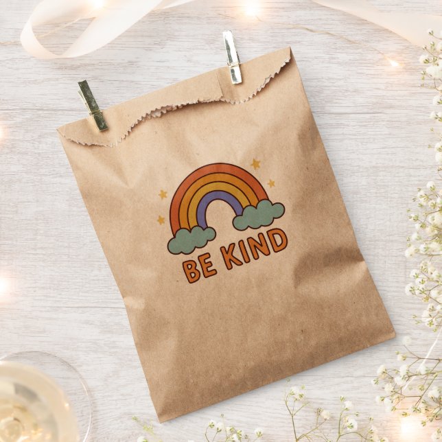 Sacolinha "Seja Bastante Arco-Íris - Design de Cotação Posit (Cortado)