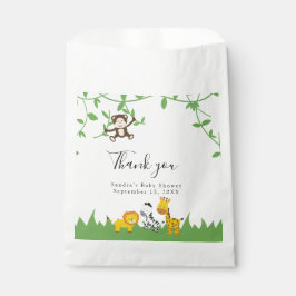 Sacolinha Selva de Chá de fraldas Safari Cruta Neutral