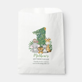 Sacolinha Selva primeiro aniversario Selvagem Safari