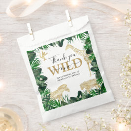 Sacolinha Selva Selvagem Safari - Partido primeiro aniversar