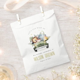 Sacolinha Selva Tropical Selvagem de Cute no Aniversário do 