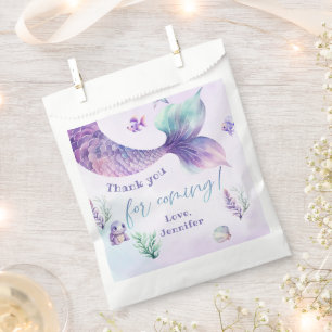 Sacolinha Sereia debaixo do mar obrigado você