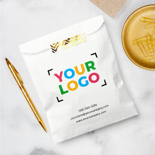 Sacolinha Seu Logotipo Aqui Simples Marca Comercial Negócios