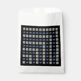 Sacolinha Seu logotipo ou imagem enviada | Padrão Geométrico