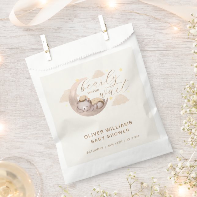 Sacolinha Sexo Bprecoce Neutro Esperar Urso Sonolento Da Est (Cortado)