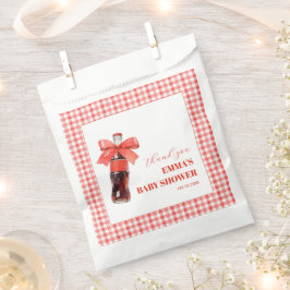 Sacolinha She Is Ready to Pop Red Soda Pop Baby Shower