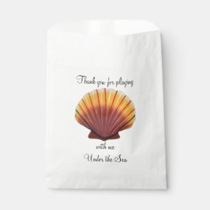 Sacolinha Shell Laranja e Vermelho