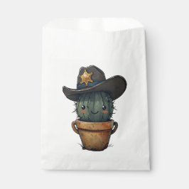 Sacolinha Sheriff Spike-Cactus Character