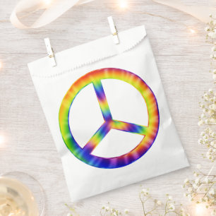 Sacolinha Símbolo da Paz Tie Dye