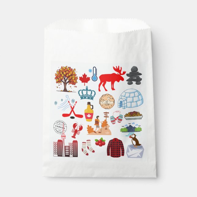 Sacolinha Símbolos do Canadá (Frente)