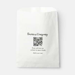 Sacolinha Simple business company website barcode QR add nam
