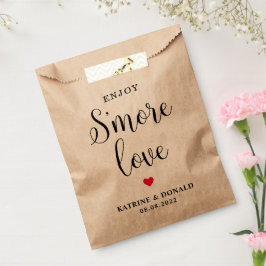 Sacolinha Simple S’more Love Weding Favor Bag