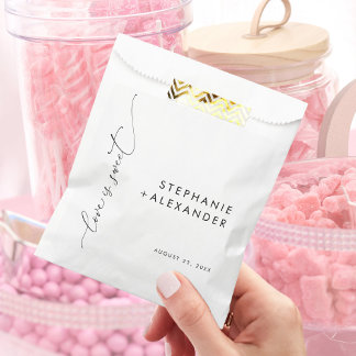 Sacolinha Simples Black and White Love é Sweet