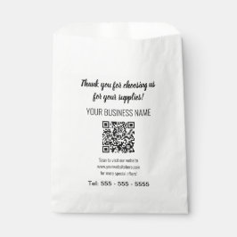Sacolinha Simples Bolsas de Favorecimento de Código QR Moder