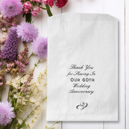 Sacolinha Simples Casamento Aniversário Diamond Ring Obrigad