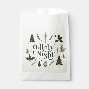 Sacolinha Simples Natal O Santa Noite