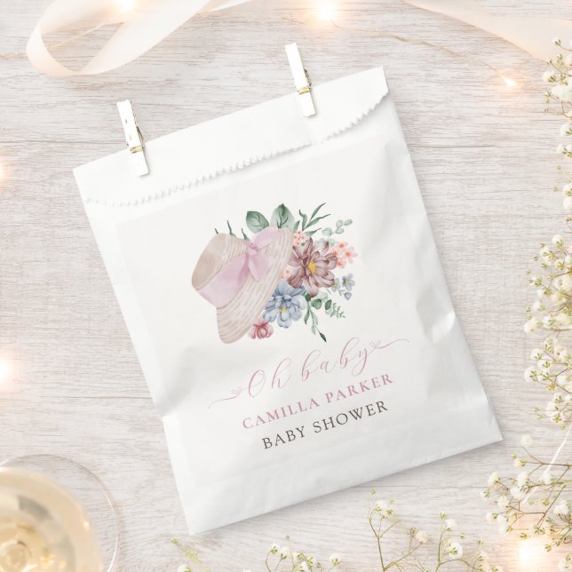 Sacolinha Sinal de boas-vindas do Chá de fraldas de Jardim p (Cortado)