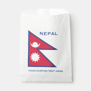Sacolinha Sinalizador Nepal de Nome e Texto Personalizado