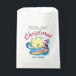 Sacolinha Skeleton Christmas em julho Beach Surf Naughn<br><div class="desc">Escolha este Skeleton Christmas em julho Praia Relatório do ano de Médio de praia Ainda modelo e comemore o Natal em julho com a família e amigos. Personalize o design com os detalhes do seu evento e solicite seu Natal em convites e suprimentos de festas de julho agora.</div>