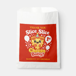 Sacolinha Slice Slice Cheesy Baby Pizza 1st Birthday