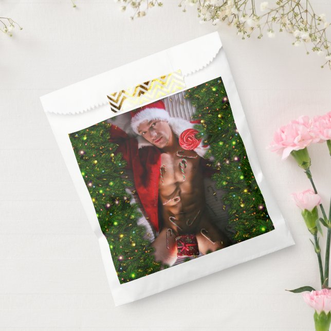 Sacolinha SlipperyJoe masculino do peito seis pacotes de est (Selado)