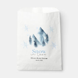 Sacolinha Snow in Love Winter Snowflakes Bridal Shower