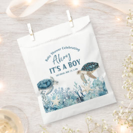 Sacolinha Sob o Mar Azul é um Chá de fraldas