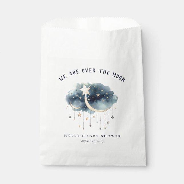 Sacolinha Sobre as Bolsas de Chá de fraldas da Lua (Frente)