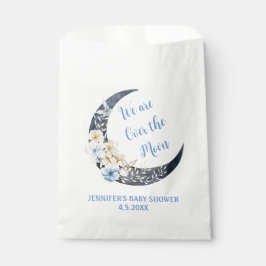 Sacolinha sobre o chá de fraldas botânico da lua