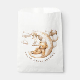 Sacolinha Sobre o Chá de fraldas do Urso da Lua