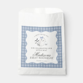 Sacolinha Sobremesa de Aniversário Fantasminha Azul Pastel P
