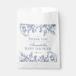 Sacolinha Sobremesa de Chuveiro de Bebê Floral Vintag Chinoi