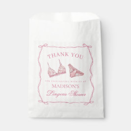 Sacolinha Sobremesa de festa de despedida de solteira com li