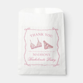 Sacolinha Sobremesa de festa de despedida de solteiro com li