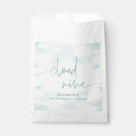 Sacolinha Sonho de Chá de panela Branco e Azul Cloud Nine