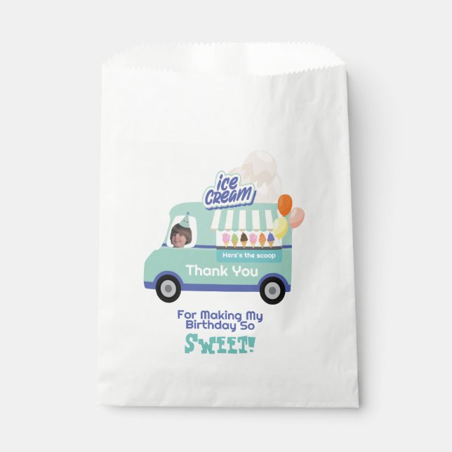 Sacolinha Sorvete Você Gritar Aniversário (Frente)