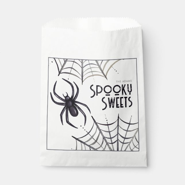 Sacolinha Spider Doce Spooky (Frente)