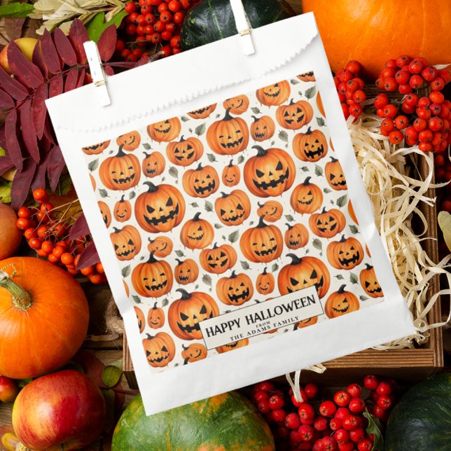 Sacolinha "Spookie", "Pumpkins" e "Fall Leaves Halloween" (Criador carregado)
