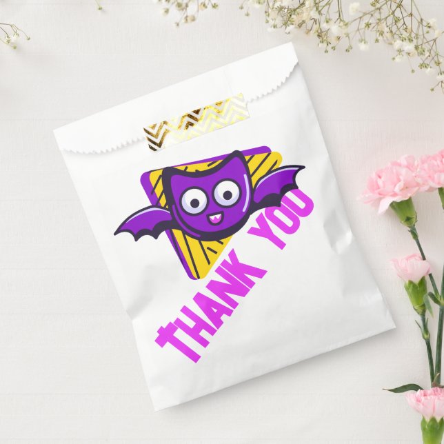Sacolinha Spooktacular Bats Thank You Gift Bags (Selado)
