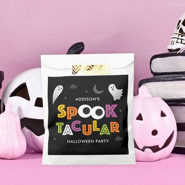Sacolinha Spooktacular Festa de Halloween Favor Bag (Criador carregado)