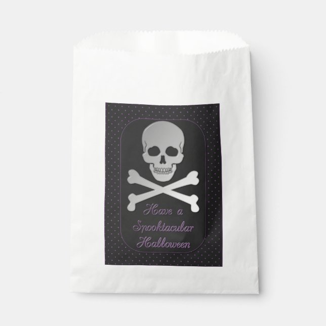 Sacolinha Spooktacular Halloween Skull (Frente)