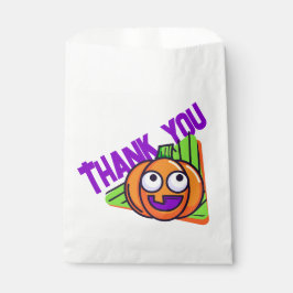 Sacolinha Spooktacular Pumpkin Thank You Gift Bags