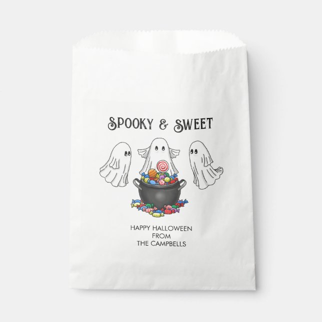 Sacolinha Spooky Halloween Ghost (Frente)