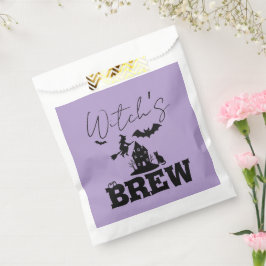 Sacolinha Spooky Haunted House & Witch Silhouette |