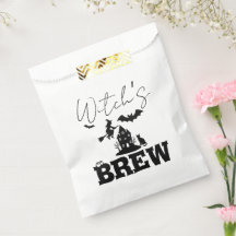 Spooky Haunted House & Witch Silhouette |