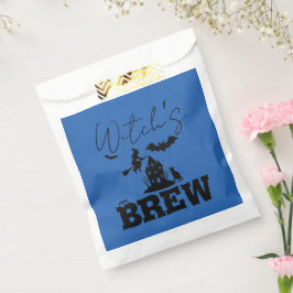 Sacolinha Spooky Haunted House & Witch Silhouette |