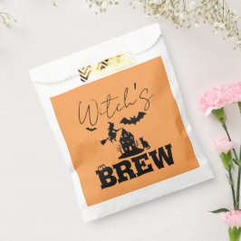 Sacolinha Spooky Haunted House & Witch Silhouette |