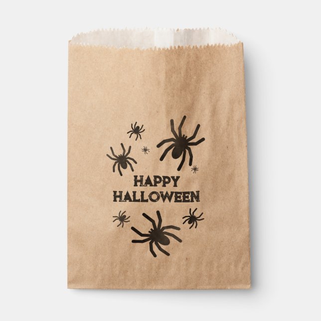 Sacolinha Spooky Spider Happy Halloween (Frente)