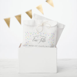 Sacolinha Sprinkles Primeiro Convite de Aniversário, Confett
