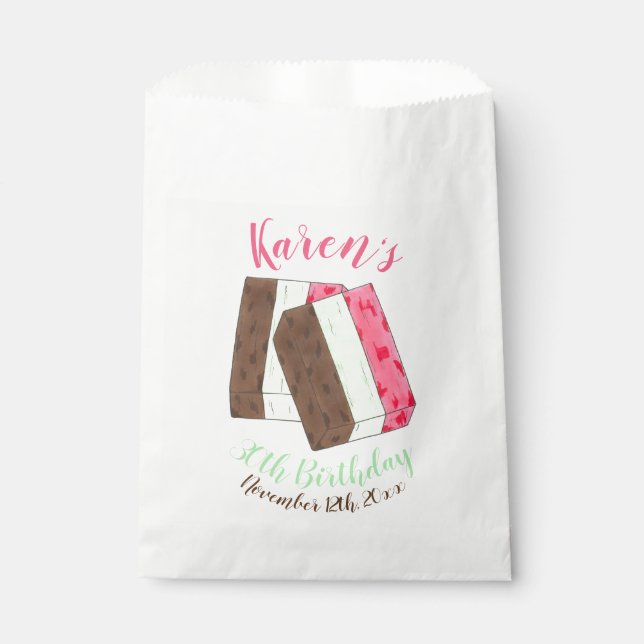 Sacolinha Spumoni Gelato Sorvete Partido Comida Italiano Fav (Frente)